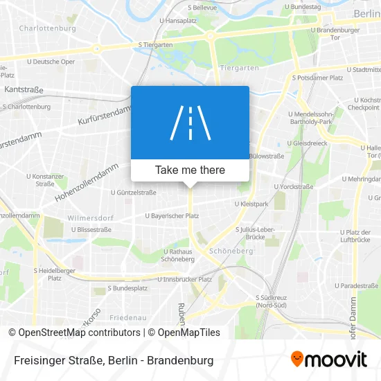 Карта Freisinger Straße