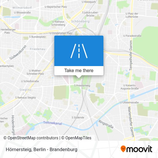 Hörnersteig map