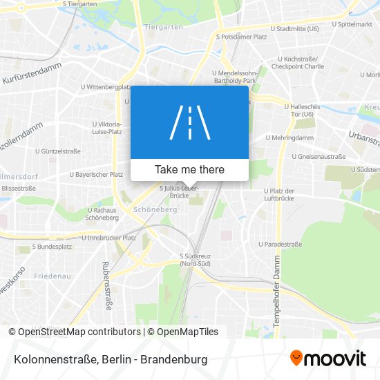 Kolonnenstraße map