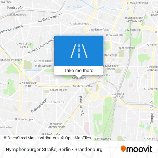 Карта Nymphenburger Straße