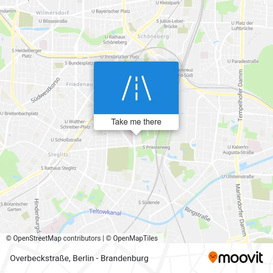 Карта Overbeckstraße