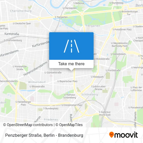 Карта Penzberger Straße