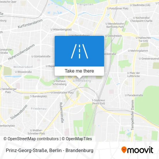 Карта Prinz-Georg-Straße