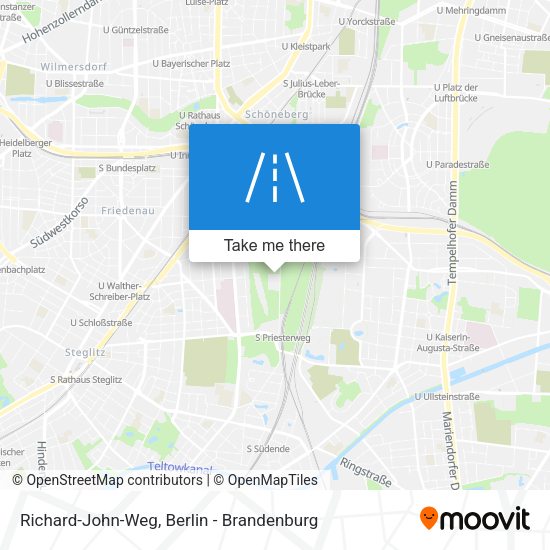 Richard-John-Weg map