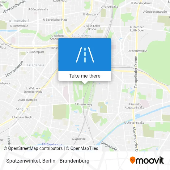Spatzenwinkel map