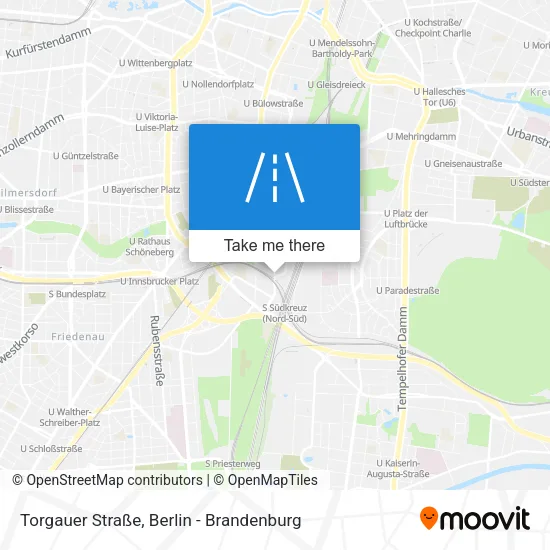 Карта Torgauer Straße