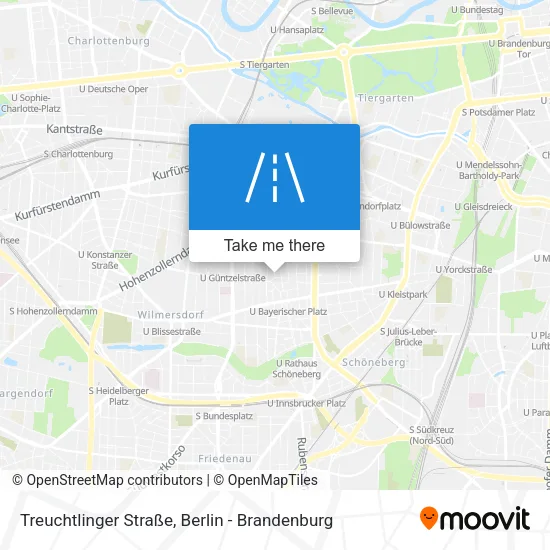 Карта Treuchtlinger Straße