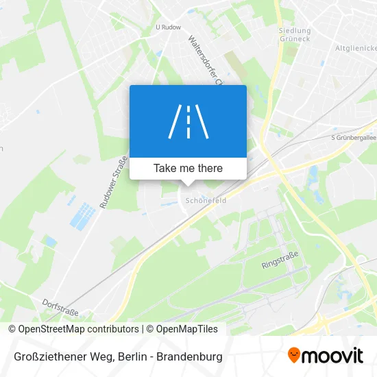 Карта Großziethener Weg