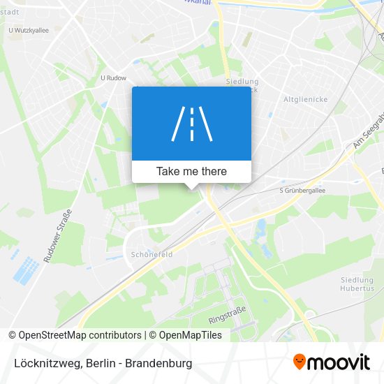 Löcknitzweg map