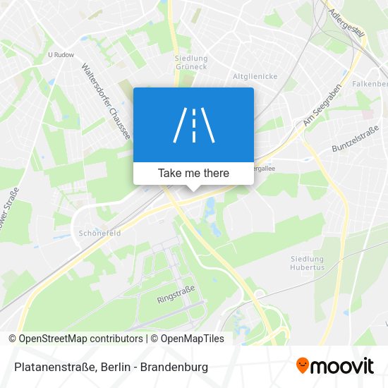Platanenstraße map