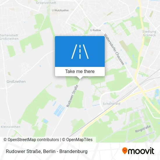 Карта Rudower Straße