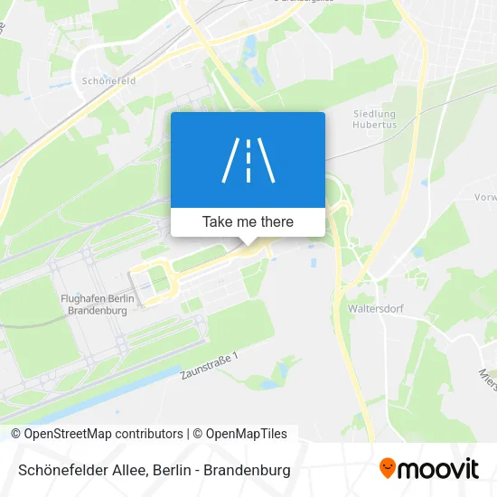 Карта Schönefelder Allee