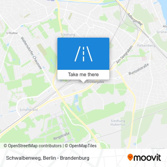 Schwalbenweg map