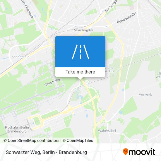 Schwarzer Weg map
