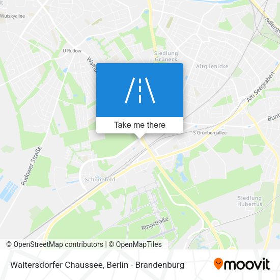 Waltersdorfer Chaussee map