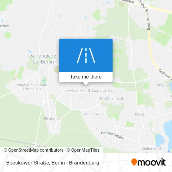 Beeskower Straße map