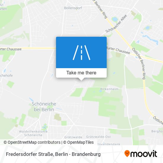 Fredersdorfer Straße map