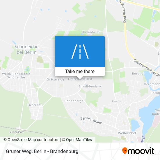 Grüner Weg map