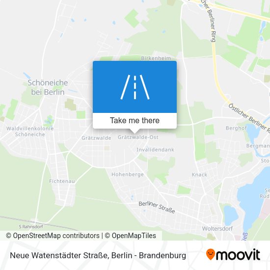 Neue Watenstädter Straße map