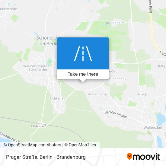 Карта Prager Straße