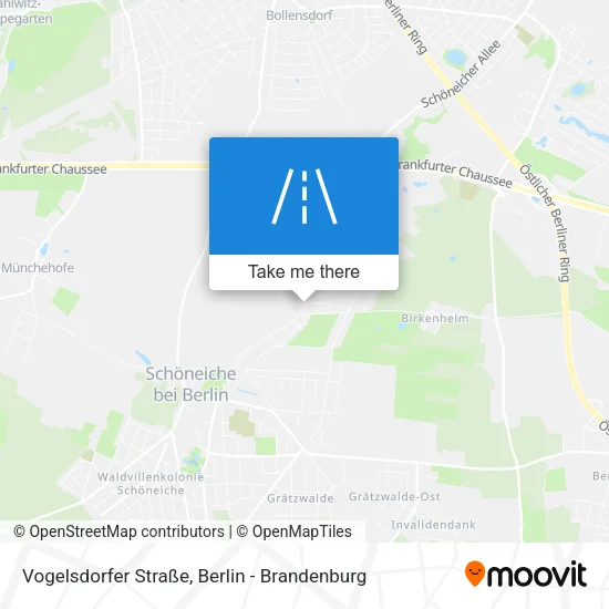 Карта Vogelsdorfer Straße