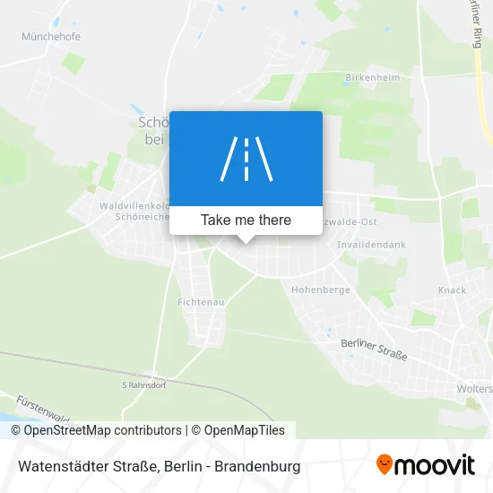 Карта Watenstädter Straße