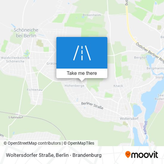 Woltersdorfer Straße map