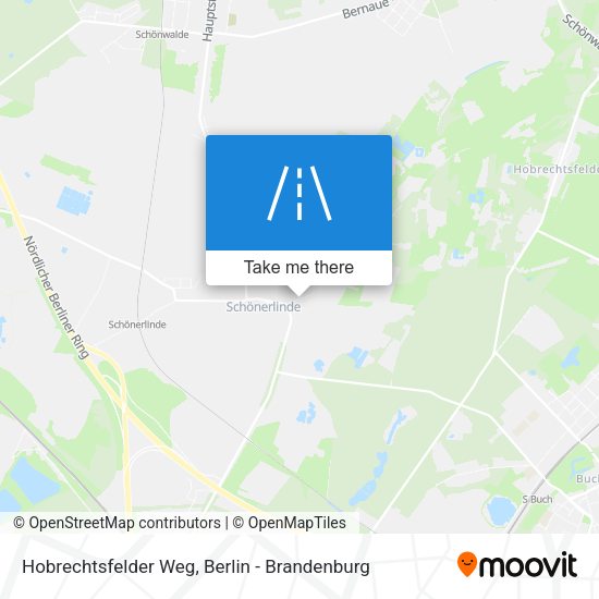 Hobrechtsfelder Weg map