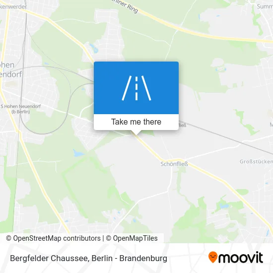 Bergfelder Chaussee map