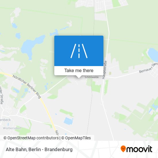 Alte Bahn map