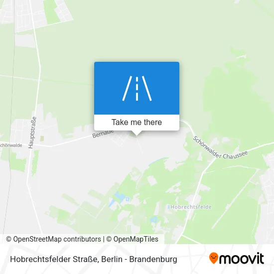 Карта Hobrechtsfelder Straße