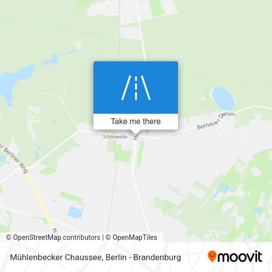 Mühlenbecker Chaussee map