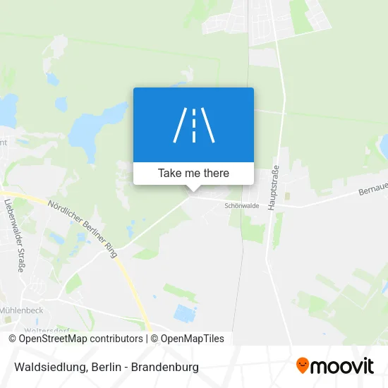 Карта Waldsiedlung