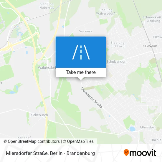 Карта Miersdorfer Straße