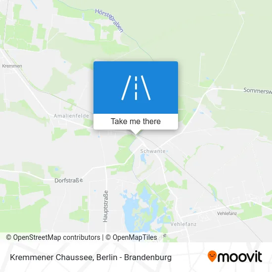 Kremmener Chaussee map
