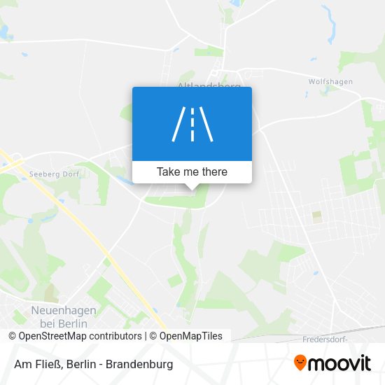 Am Fließ map