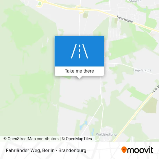 Карта Fahrländer Weg