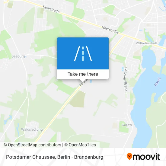 Potsdamer Chaussee map