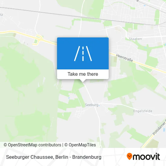 Seeburger Chaussee map