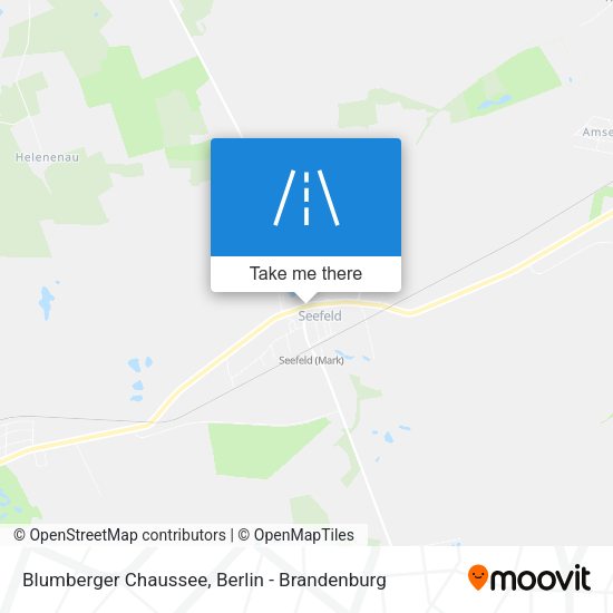 Blumberger Chaussee map