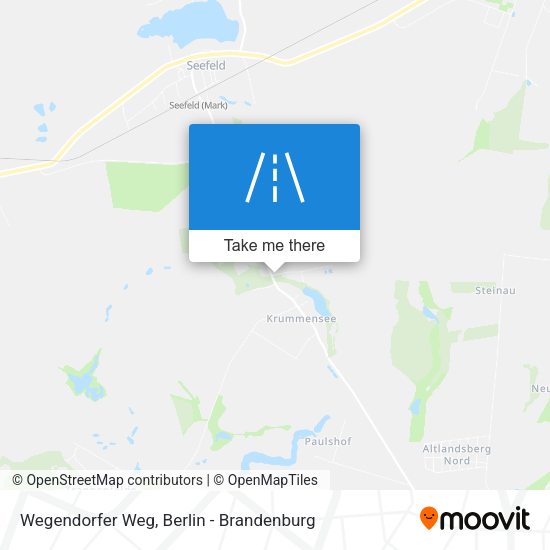 Wegendorfer Weg map