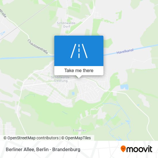 Berliner Allee map
