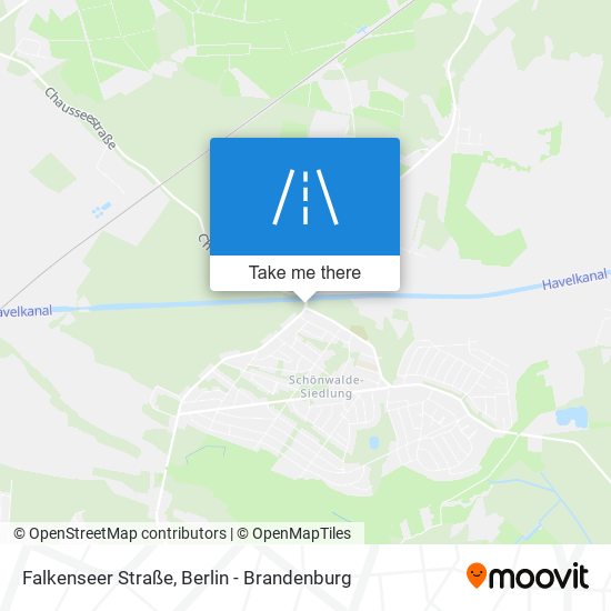 Карта Falkenseer Straße