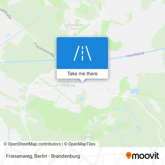 Friesenweg map