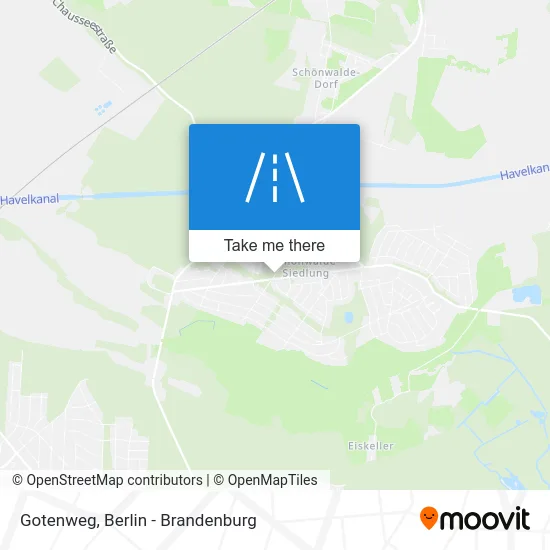 Gotenweg map