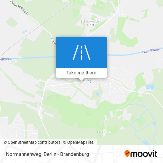 Normannenweg map