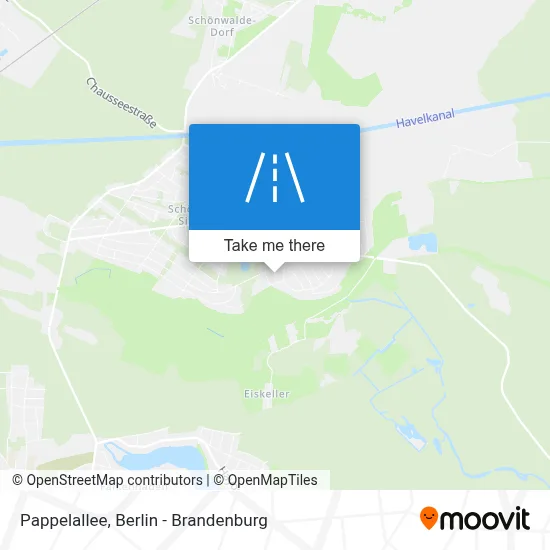 Pappelallee map