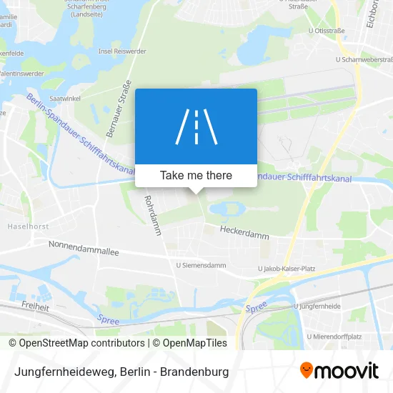 Карта Jungfernheideweg