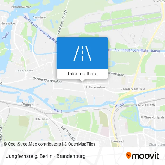 Карта Jungfernsteig