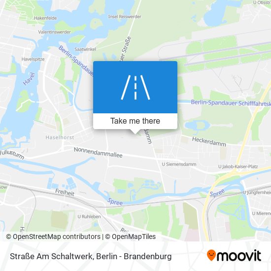 Straße Am Schaltwerk map